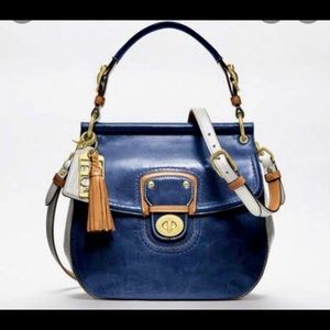 COACH Limited Edition 70th Anniversary Willis Leather Satchel/Crossbody